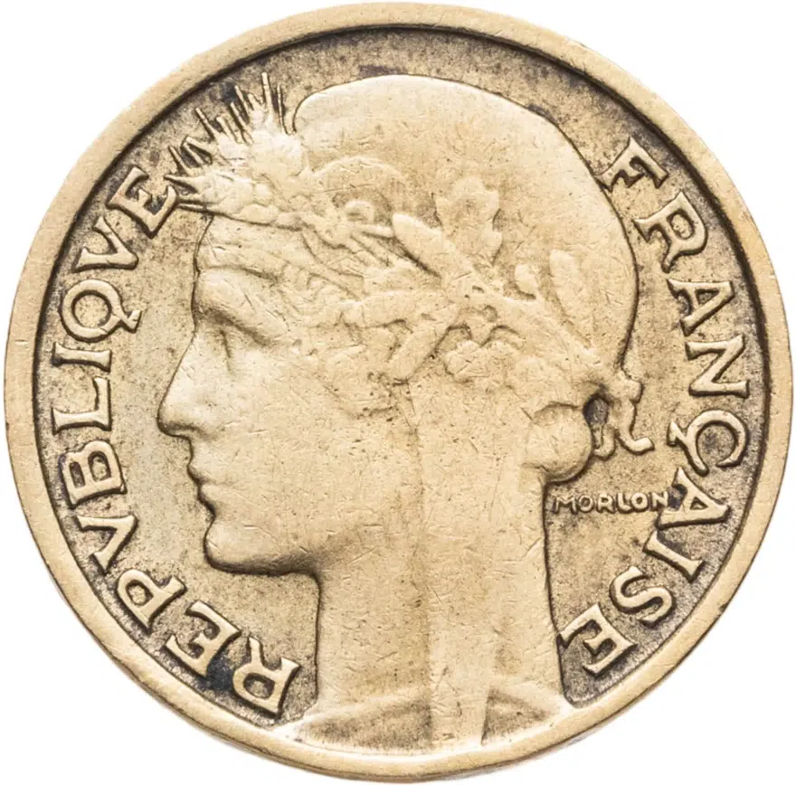 Франция 50 сантимов (centimes) 1933, реверс