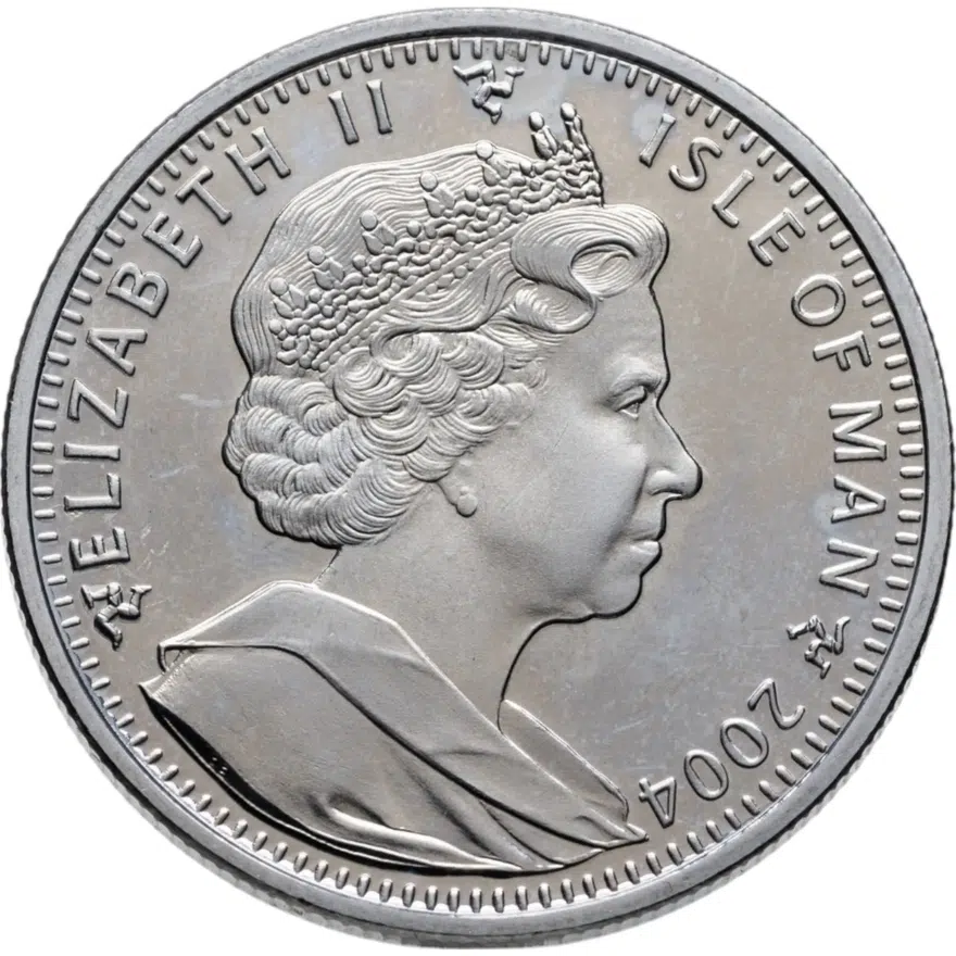 Остров Мэн 1 крона (crown) 2004 Награды - Военная медаль (Норвегия), реверс