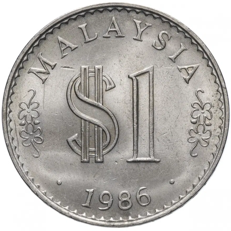 Малайзия 1 ринггит (ringgit) 1986