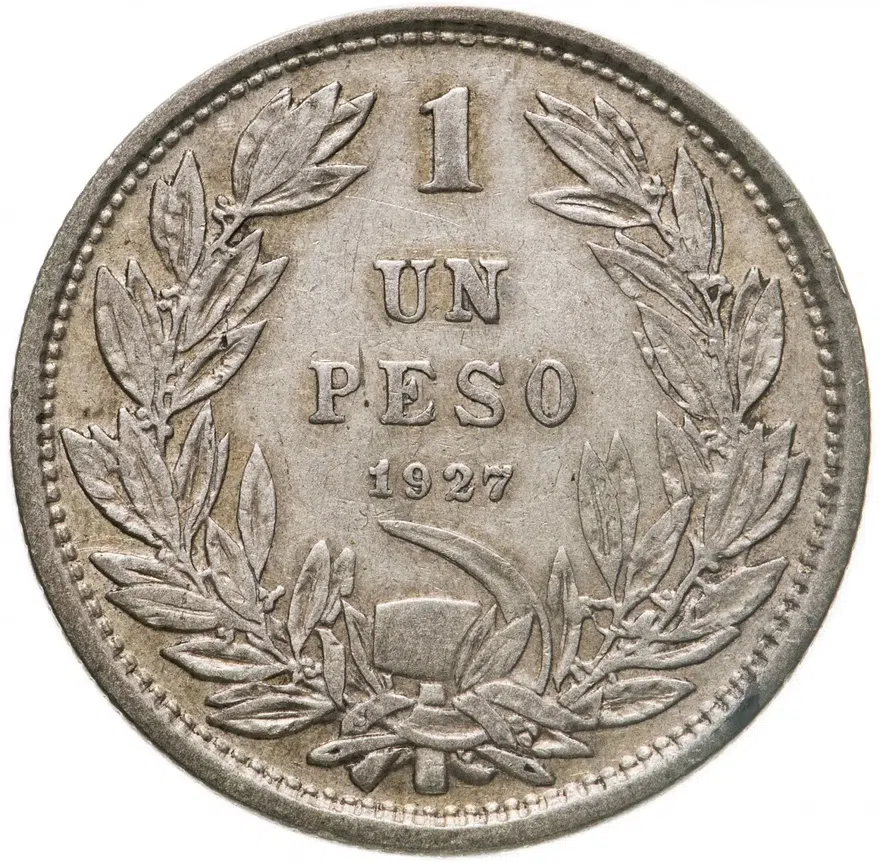 Чили 1 песо (peso) 1927