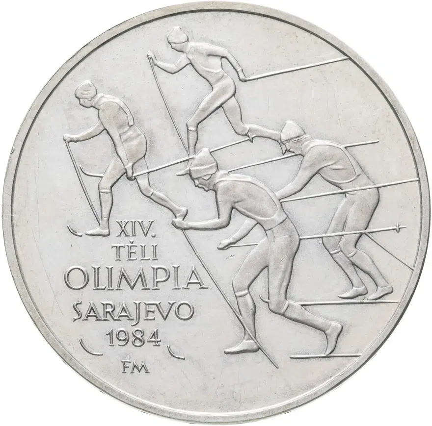 Венгрия 500 форинтов (forint) 1984  XIV зимние Олимпийские игры, Сараево 1984, аверс