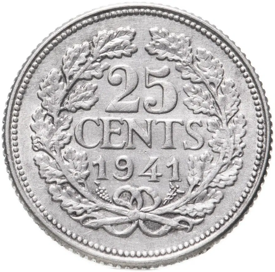 Кюрасао 25 центов (cents) 1941