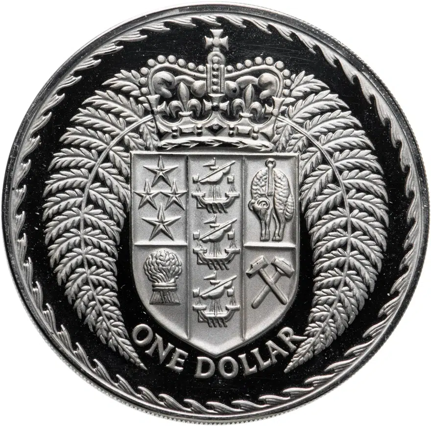 Новая Зеландия 1 доллар (dollar) 1972