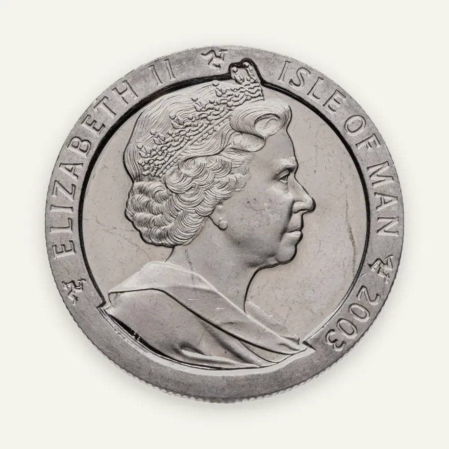 Остров Мэн 1 крона (crown) 2003  год Козы, реверс