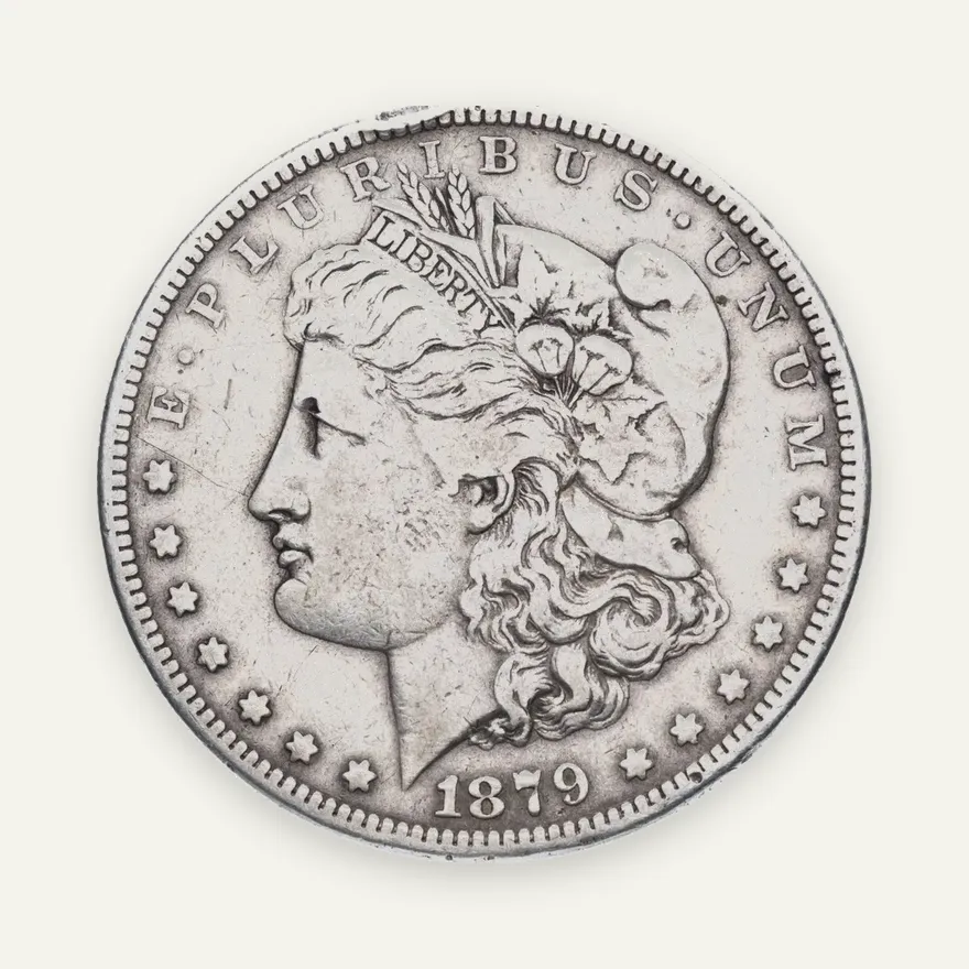 США 1 доллар (dollar) 1879 S  "Доллар Моргана" - "S", реверс