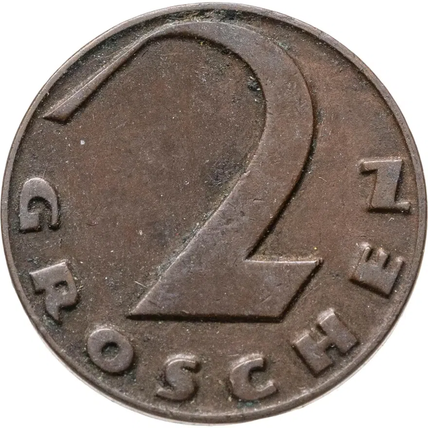 Австрия 2 гроша (groschen) 1926