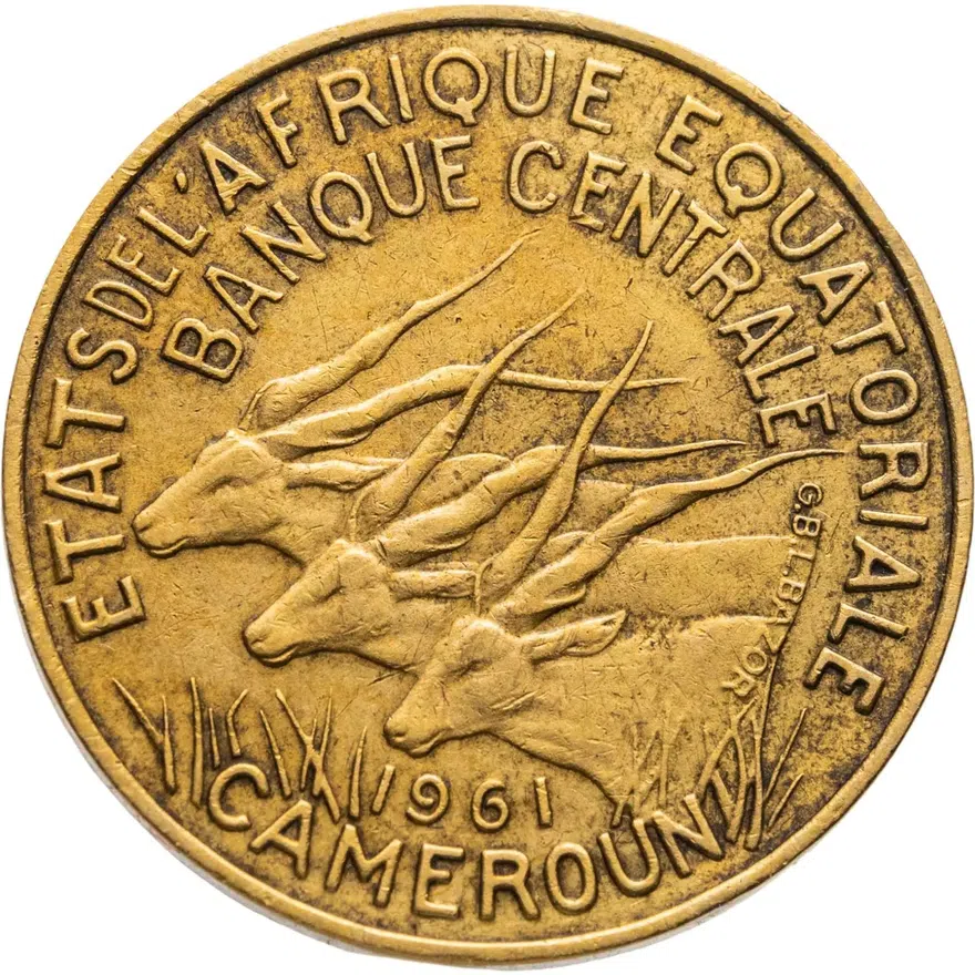 Французская Экваториальная Африка 10 франков (franc) 1961 Камерун
