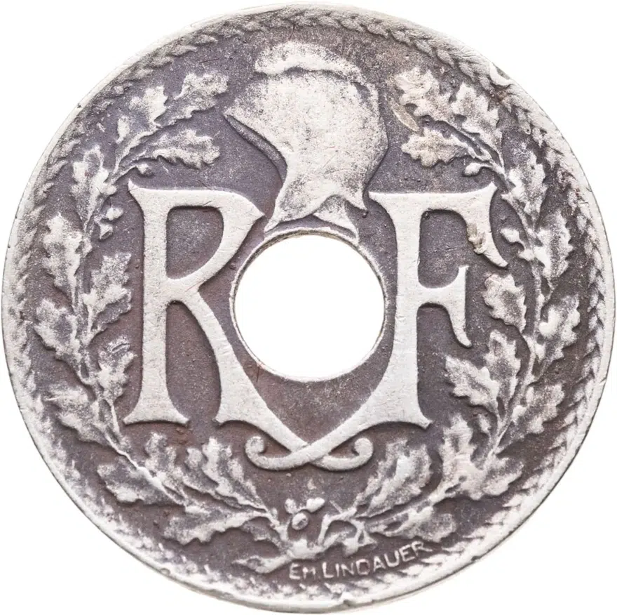 Франция 25 сантимов (centimes) 1925, аверс