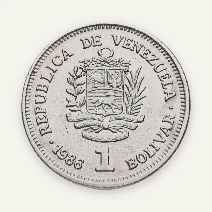 Венесуэла 1 боливар (bolivar) 1986, реверс