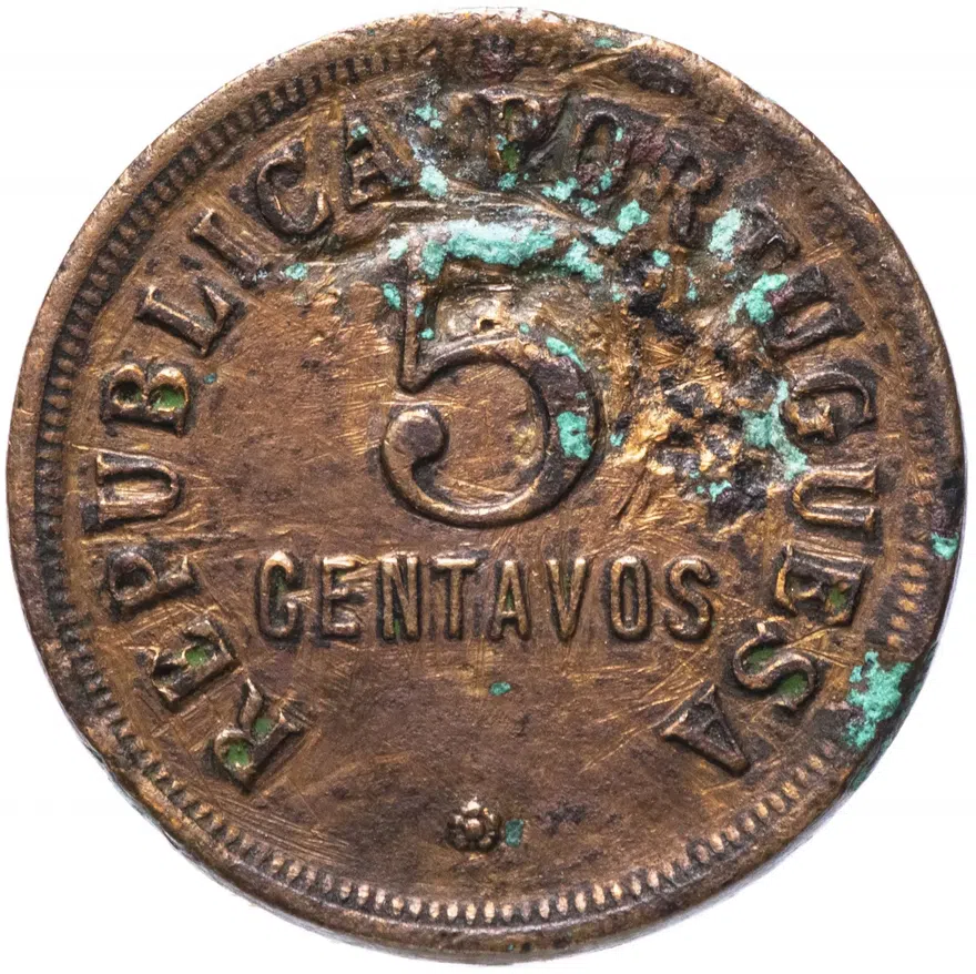 Ангола 5 сентаво (centavos) 1923