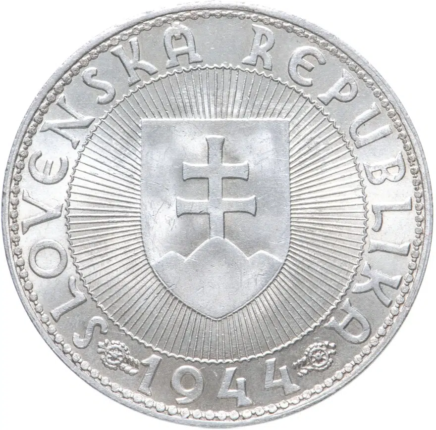 Словакия 10 крон (korun) 1944, реверс