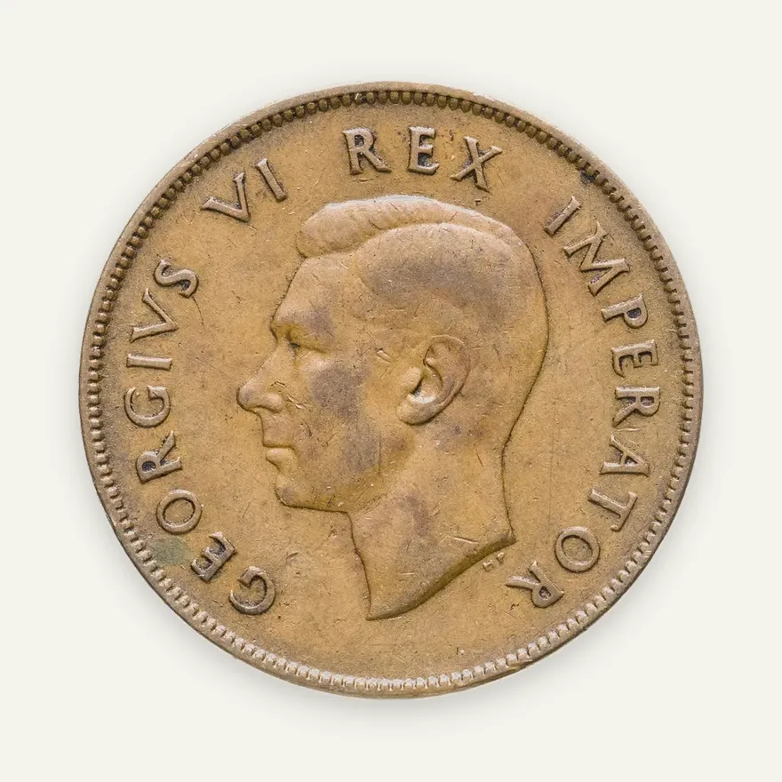 ЮАР 1 пенни (penny) 1944, реверс