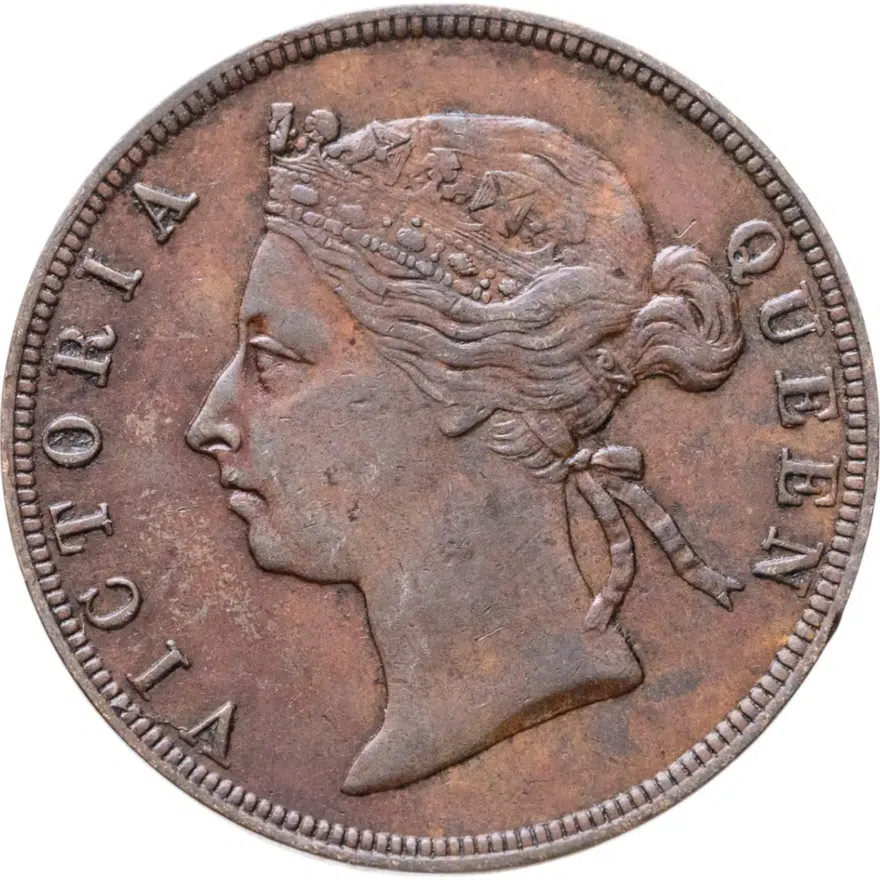 Британский Гондурас 1 цент (cent) 1885, реверс