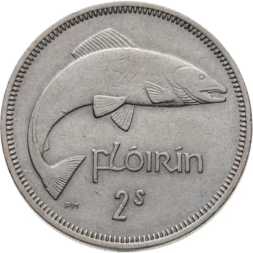 Ирландия 2 шиллинга (флорин, shillings) 1959