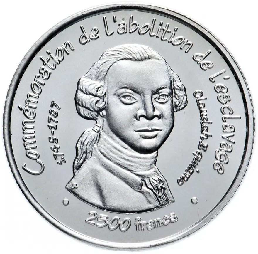 Бенин 2500 франков (francs) 2007 Фредерик Дуглас Мали, реверс