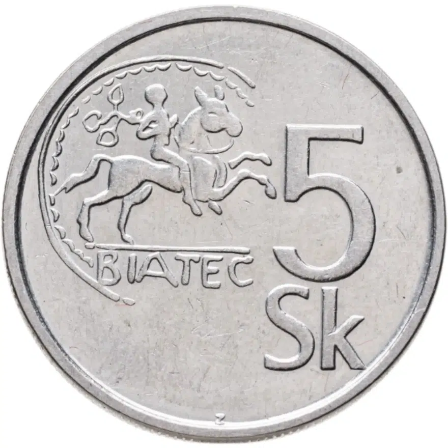 Словакия 5 крон (korun) 1993
