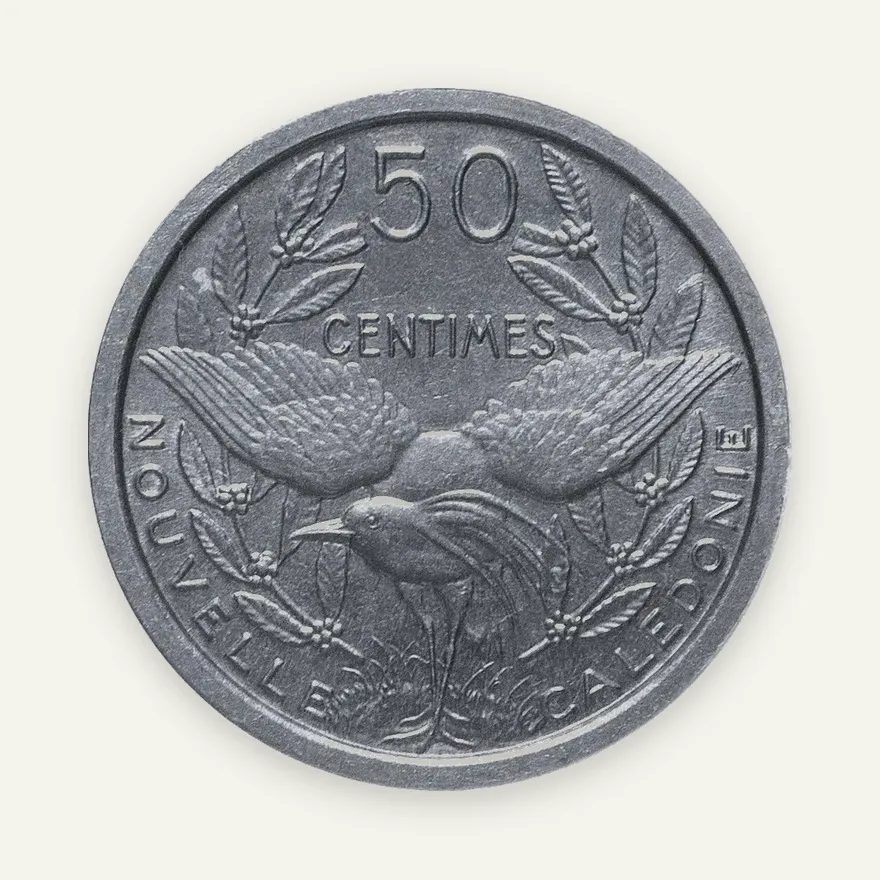 Новая Каледония 50 сантимов (centimes) 1949, реверс