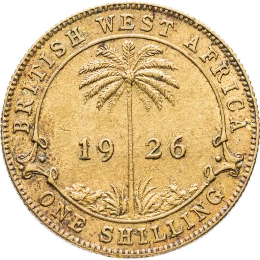 Британская Западная Африка 1 шиллинг (shilling) 1926