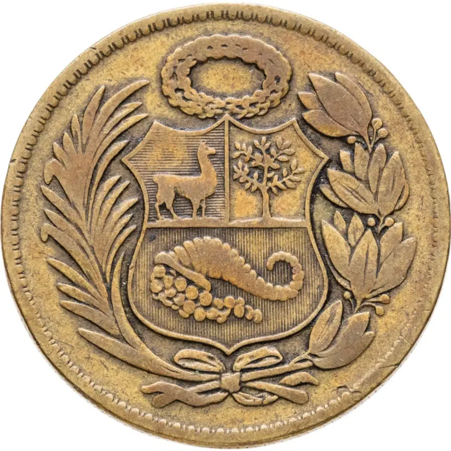 Перу 1 соль (sol) 1947, реверс