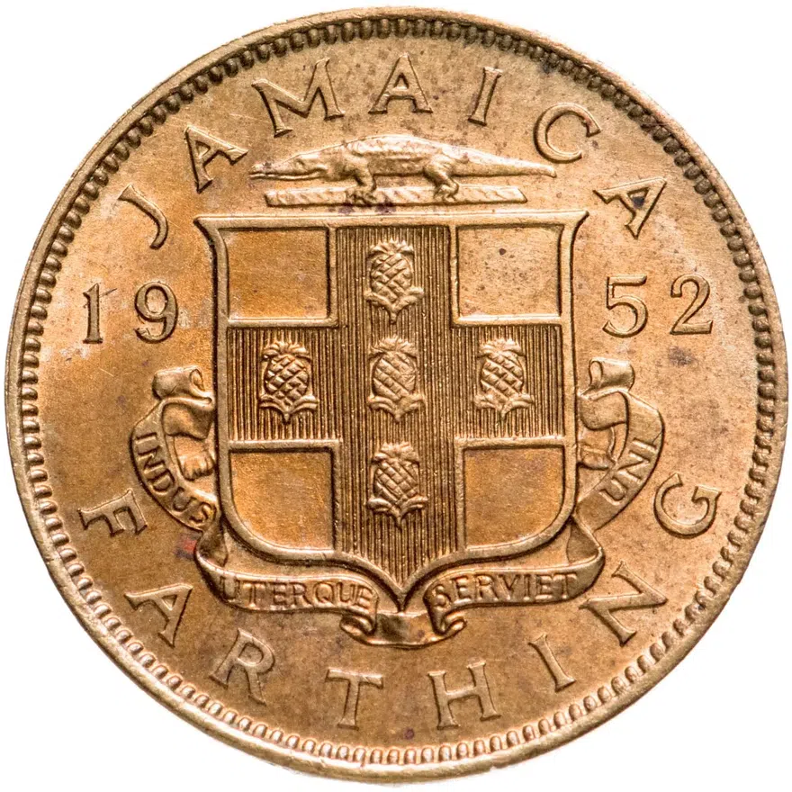 Ямайка 1 фартинг (farthing) 1952
