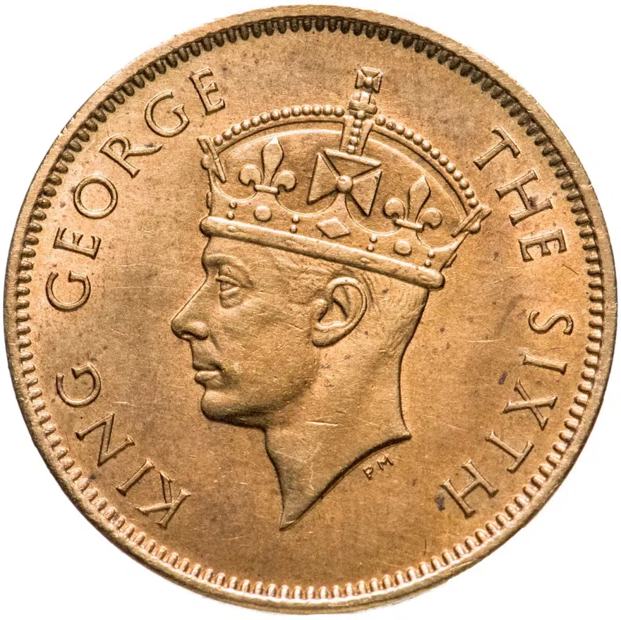 Ямайка 1 фартинг (farthing) 1952, реверс