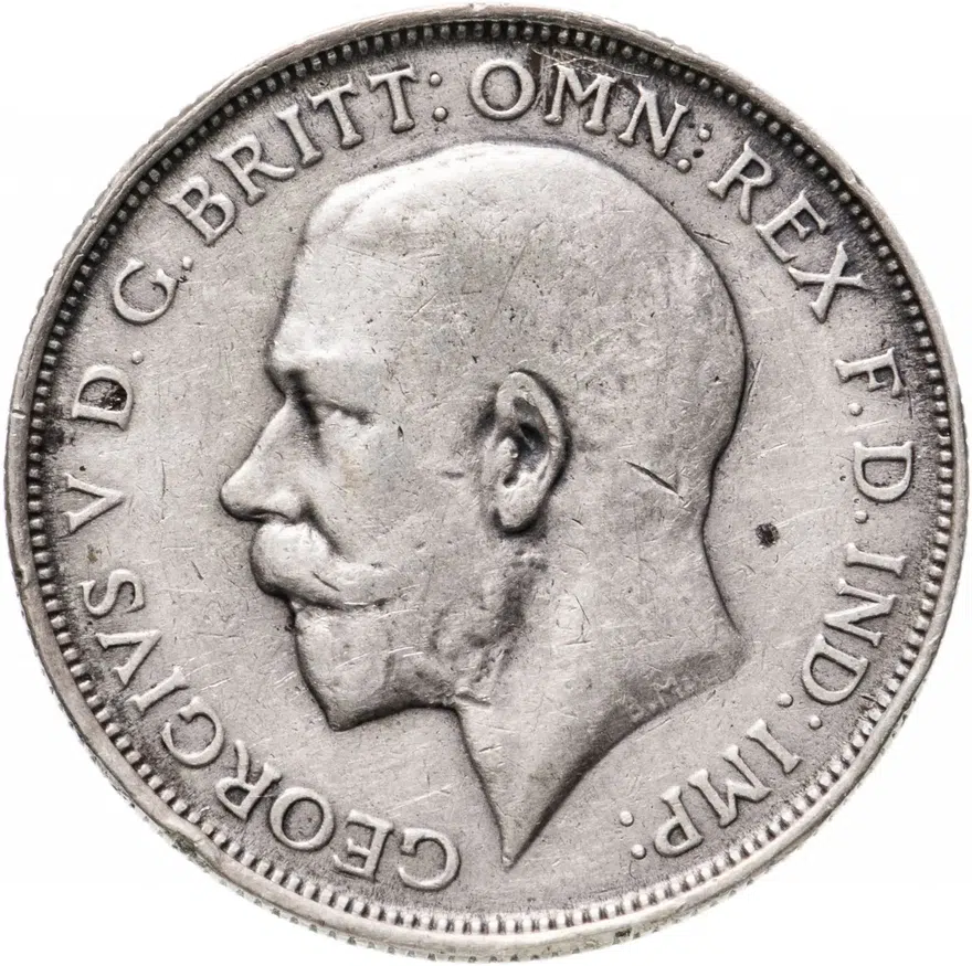 Великобритания 2 шиллинга (флорин, shillings) 1918, реверс