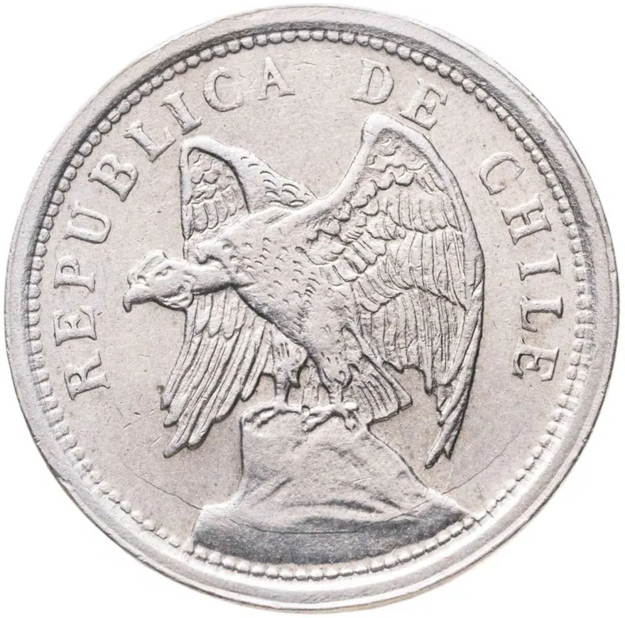 Чили 20 сентаво (centavos) 1921