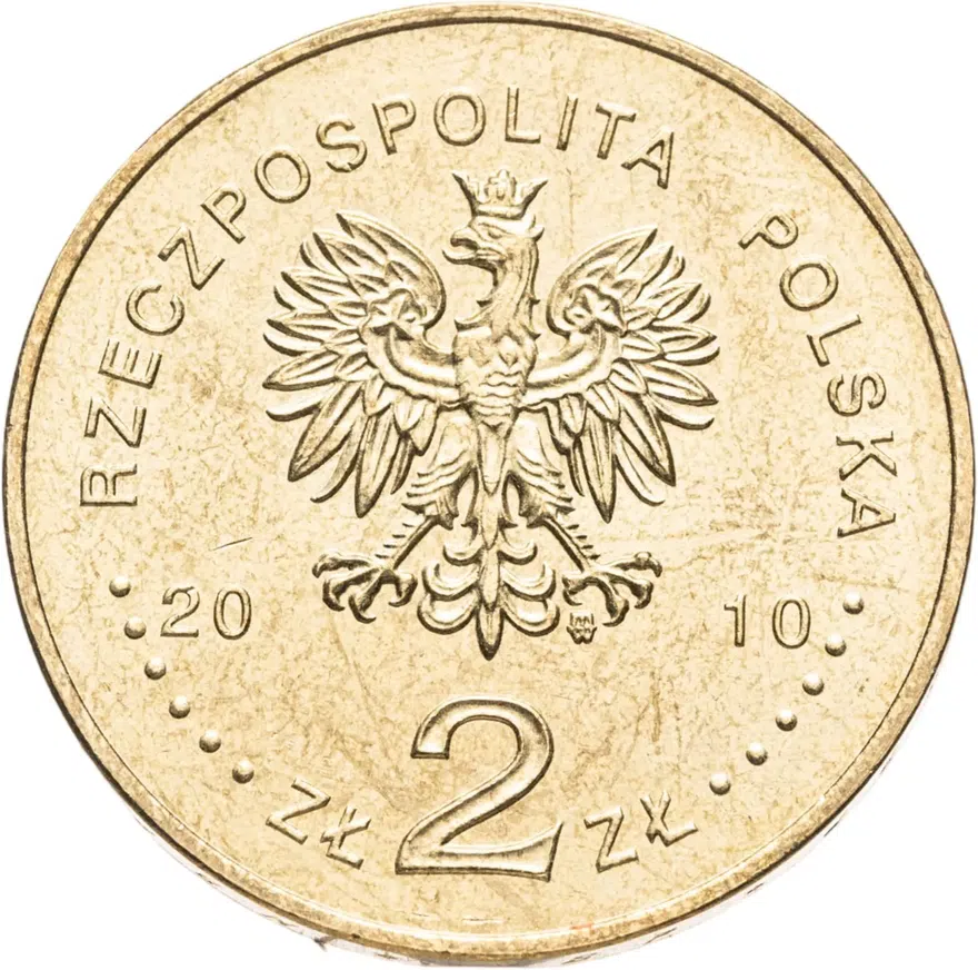 Польша 2 злотых (zlote) 2010  Памятники Польши - Кшешув, реверс