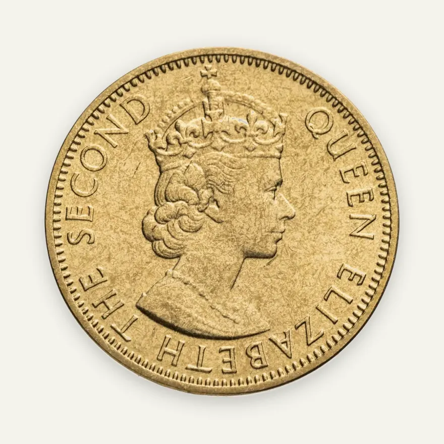 Ямайка 1/2 пенни (penny) 1969 100 лет монетам Ямайки, реверс