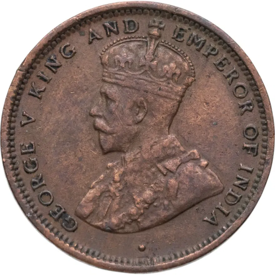 Цейлон 1/2 цента (cent) 1912, реверс