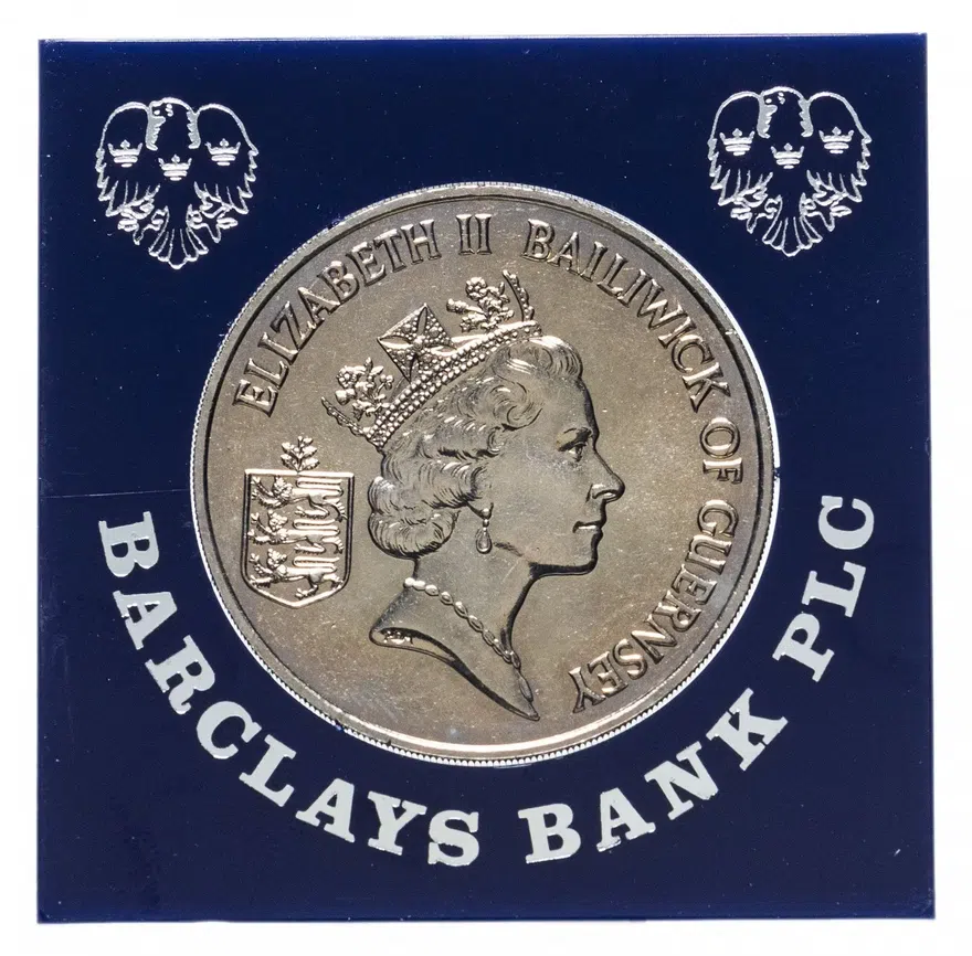 Гернси 2 фунта (pounds) 1986 "XIII Игры Содружества"