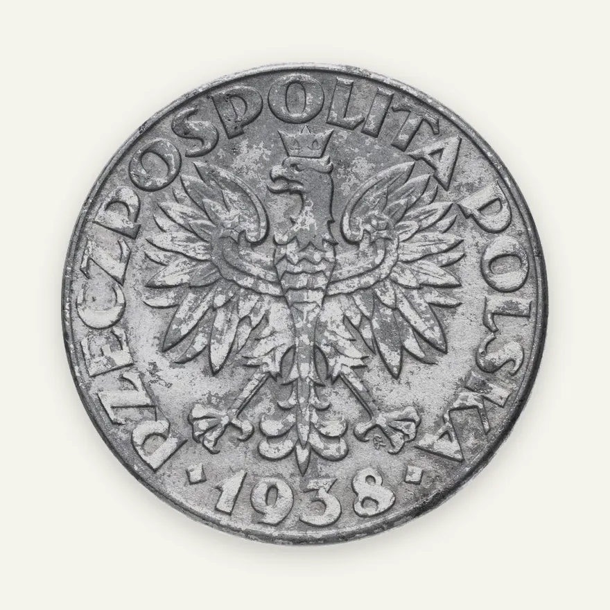 Польша (немецкая оккупация) 50 грошей 1938, реверс