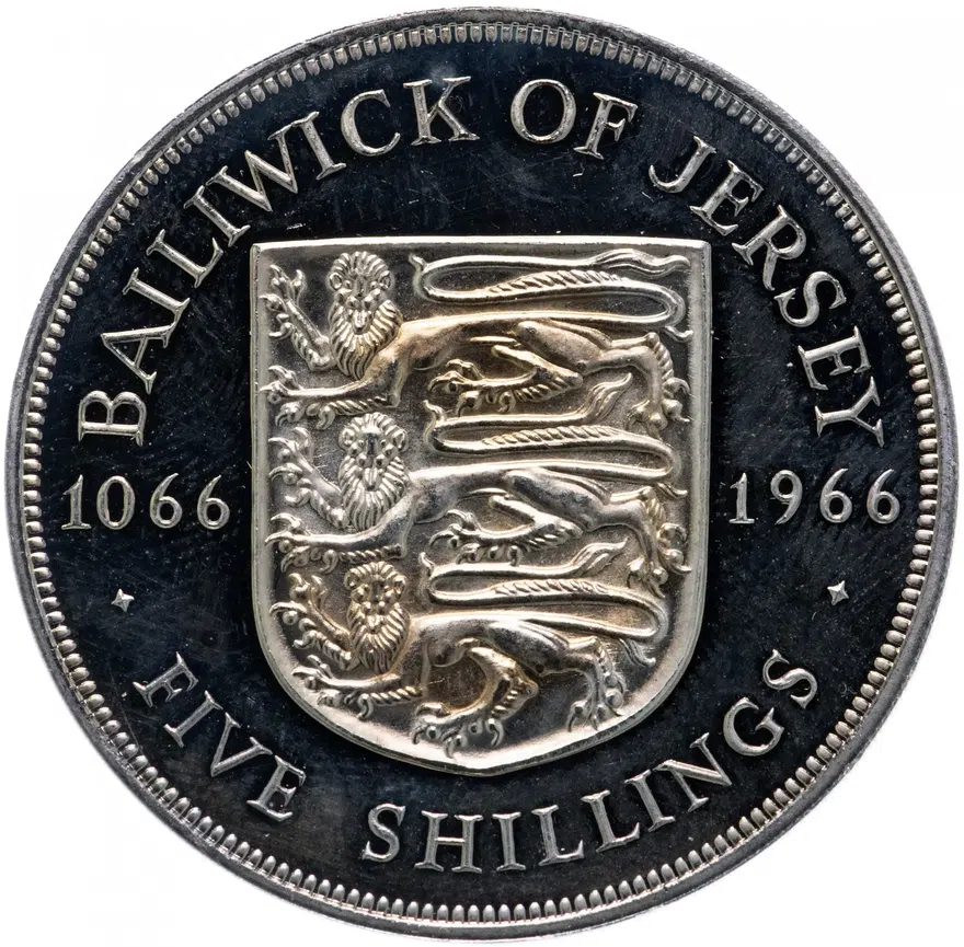5 шиллингов (shillings) 1966  900 лет битве при Гастингсе