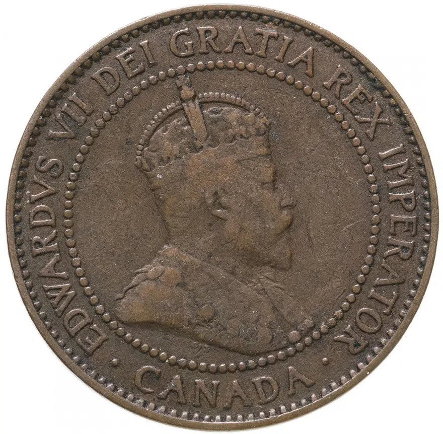 Канада 1 цент (cent) 1909, реверс