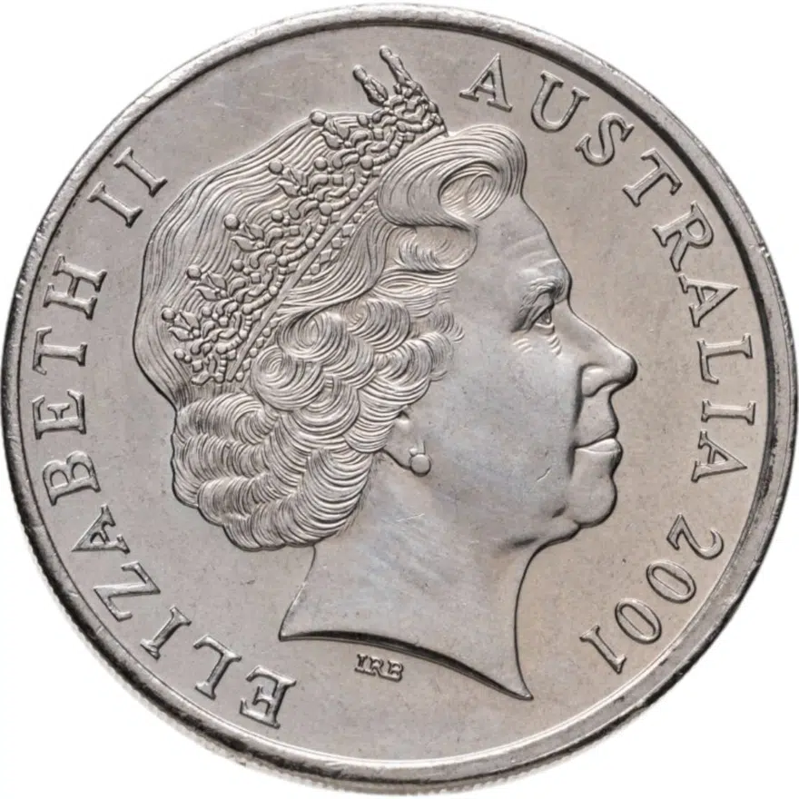 Австралия 20 центов (cents) 2001  Столетие Федерации - Виктория, реверс