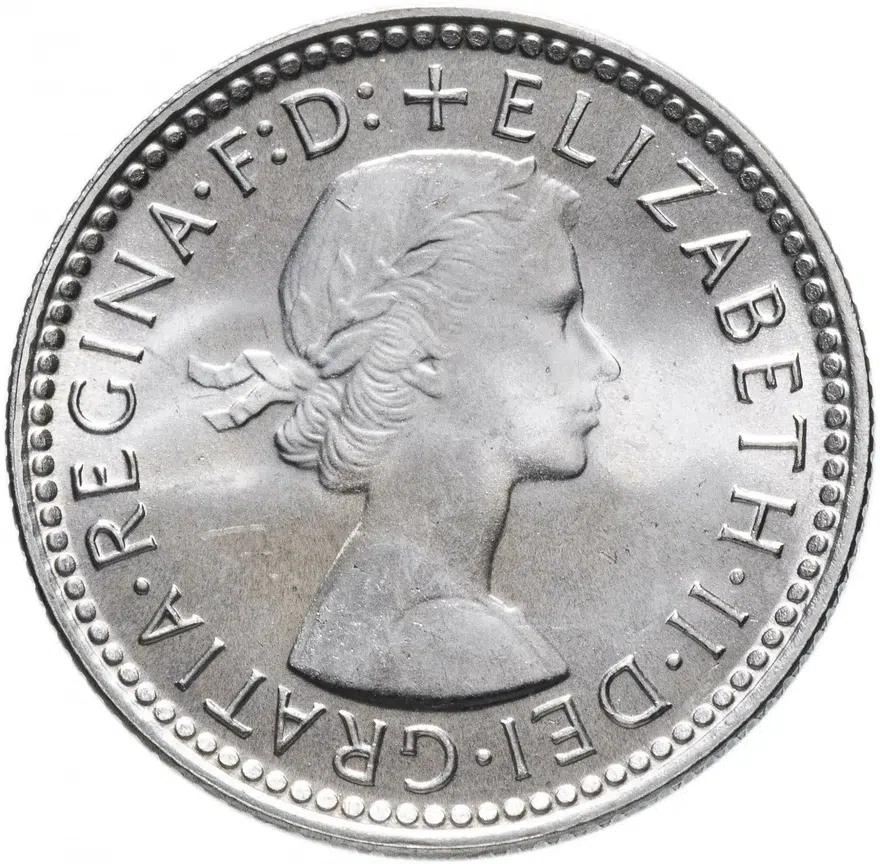 Австралия 6 пенсов (pence) 1962, реверс