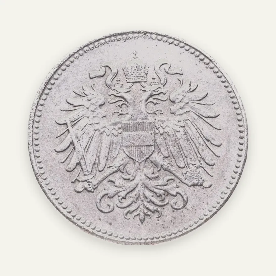 Австрия 20 геллеров (heller) 1917, реверс