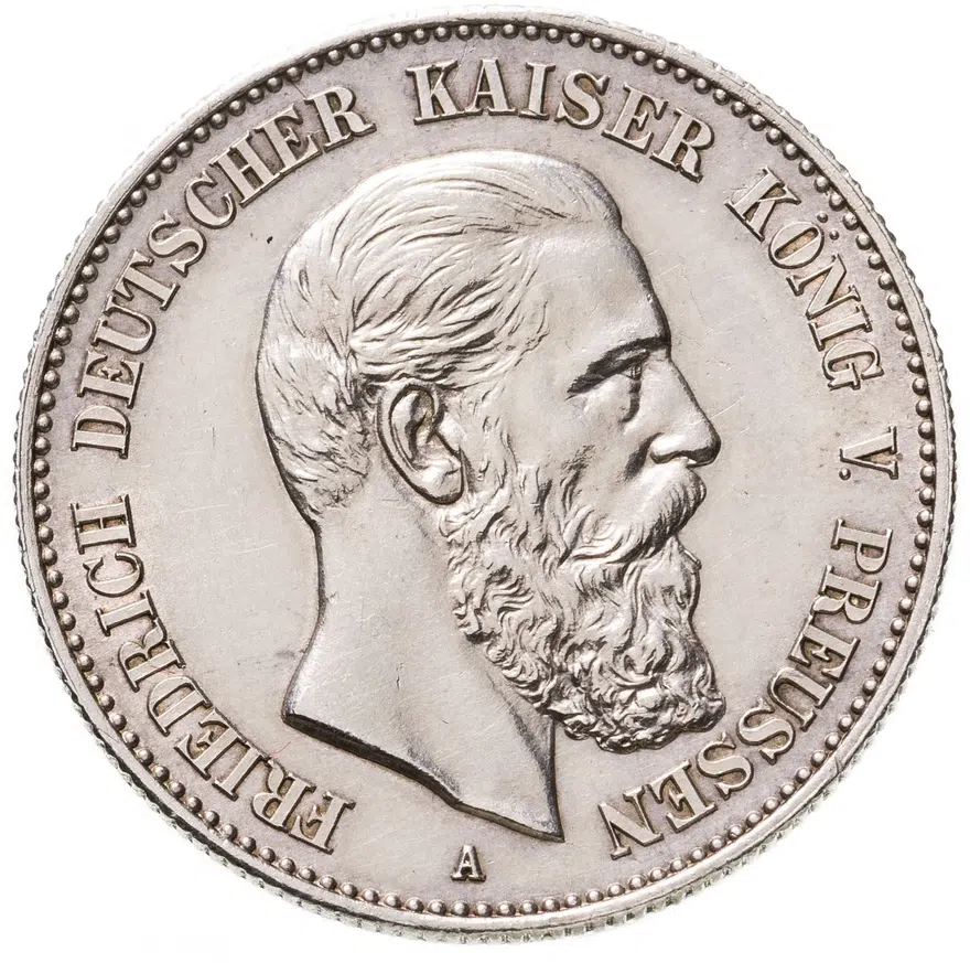 Германия (Империя) 2 марки (mark) 1888  Фридрих III