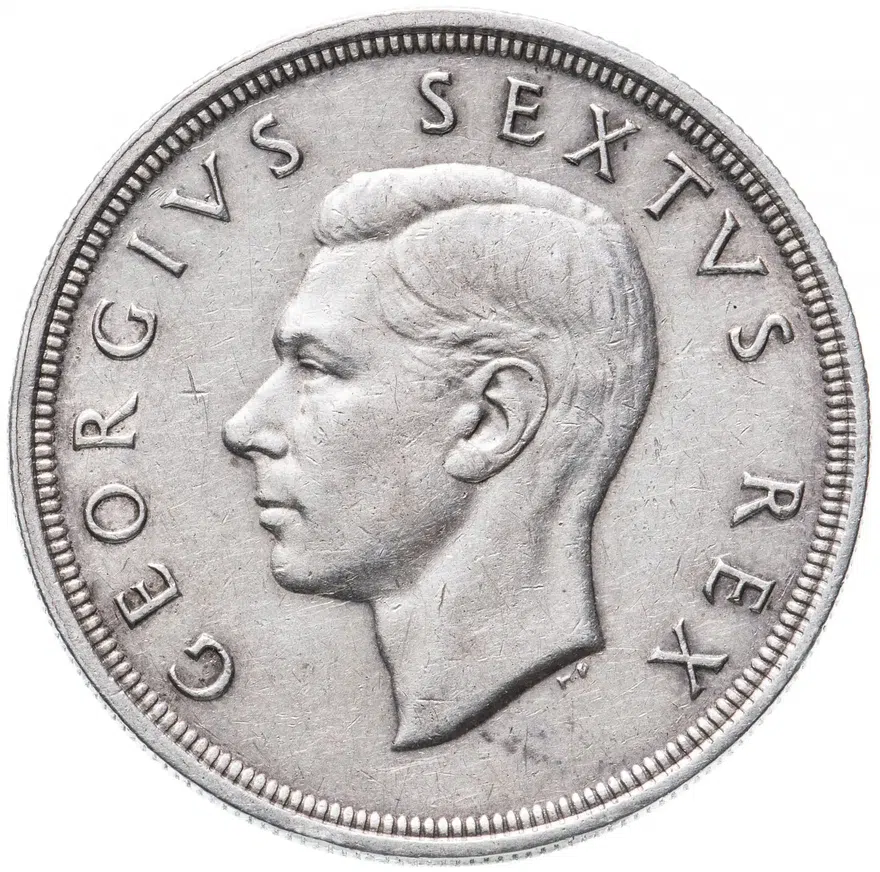 ЮАР 5 шиллингов (shillings) 1948, реверс