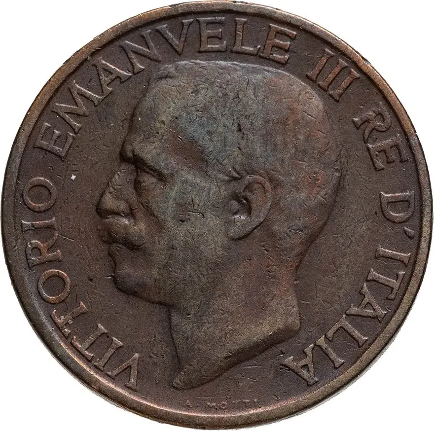 Италия 10 чентезимо (centesimi) 1930, аверс