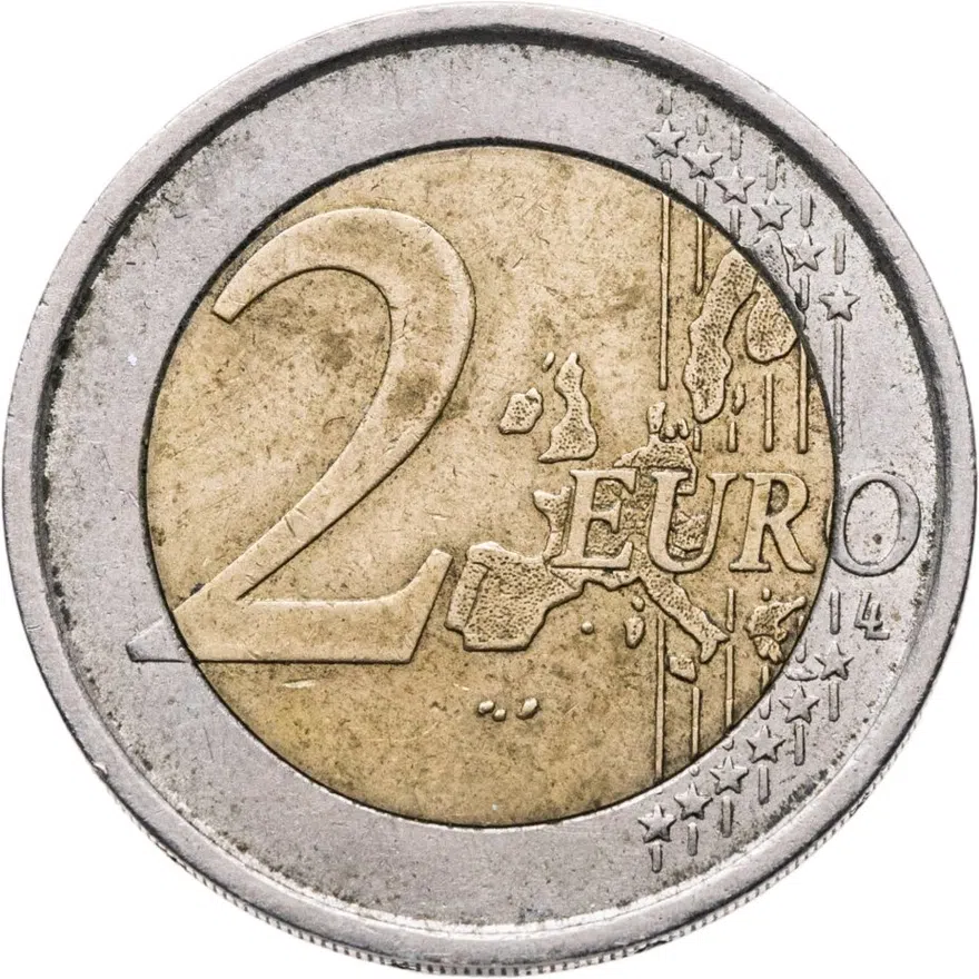 Италия 2 евро (euro) 2002, реверс