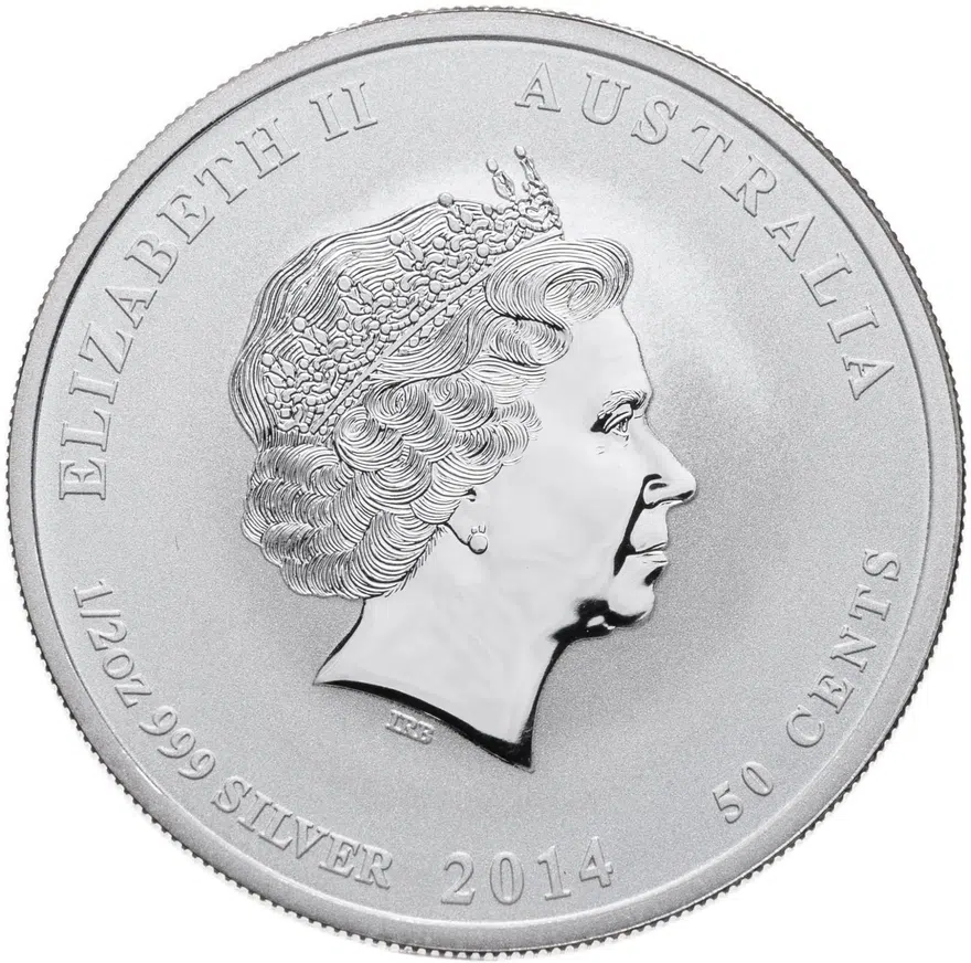 Австралия 50 центов (cents) 2014 P Year of the Horse (год Лошади), реверс