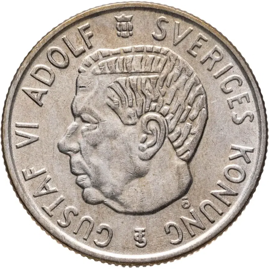 Швеция 2 кроны (kronor) 1957
