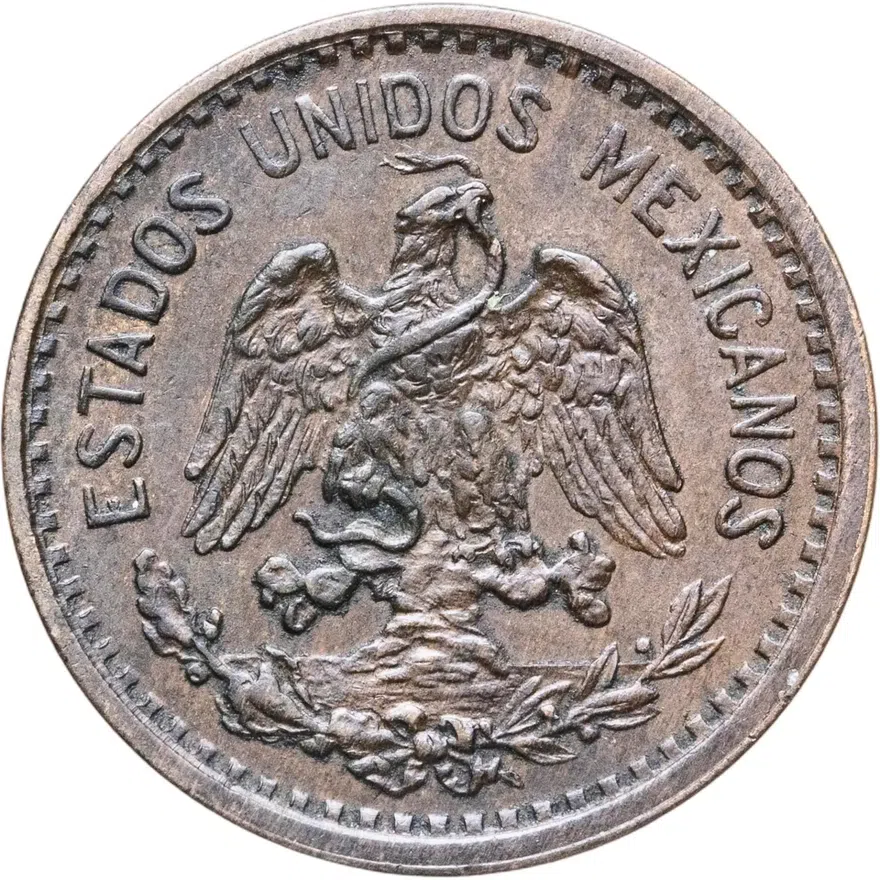 Мексика 1 сентаво (centavo) 1913, реверс