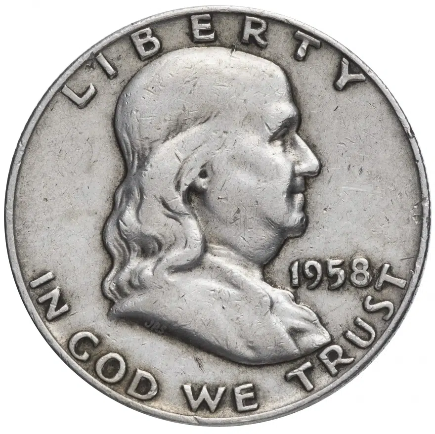США 50 центов 1958, аверс