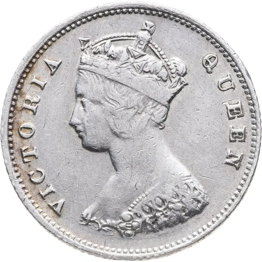 Гонконг 10 центов (cents) 1868, реверс