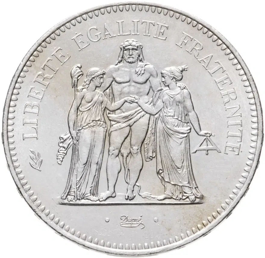 Франция 50 франков (francs) 1978