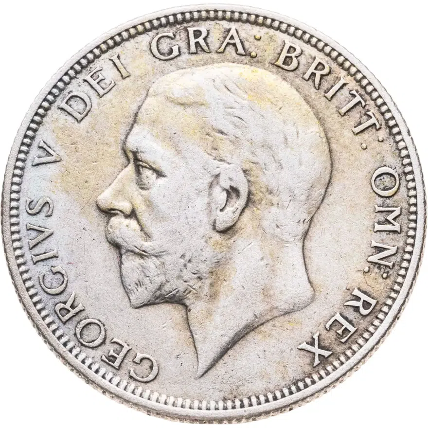 Великобритания 2 шиллинга (флорин, shillings) 1935, аверс