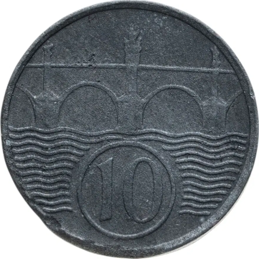 Богемия и Моравия 10 геллеров (haleru) 1943