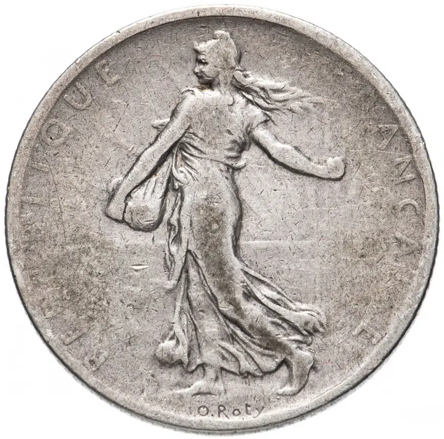 Франция 2 франка (francs) 1898